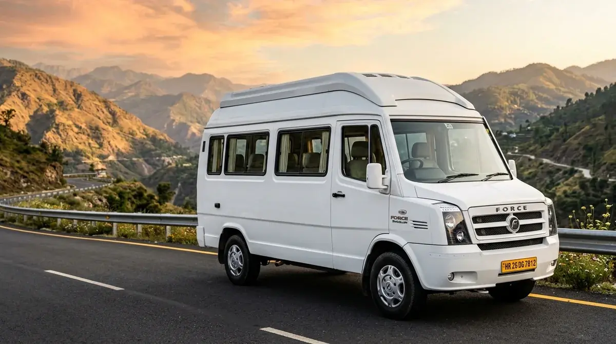 Force Traveller - Tempo Traveller with professional chauffeur